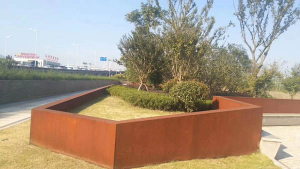 钟山耐候钢挡土墙